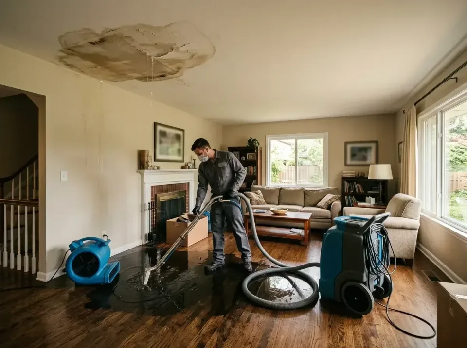 attic-pipe-burst-ceiling-drip-008 — frequently asked questions, Water Damage Restoration & Carpet Care in Eagleview, PA
